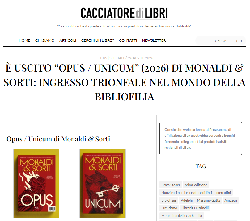 SIMONE BERNI recensisce Opus Unicum